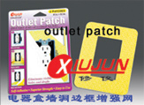 Electrical outlet patch