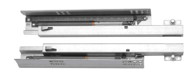 Drawer Slides with Soft Close Function and Bottom-