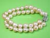 7-8mm pink oval freshwater pearl bracelet