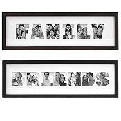 Letter Collage Photo Frames