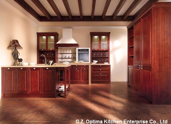 Solid Wood Kitchen Cabinet