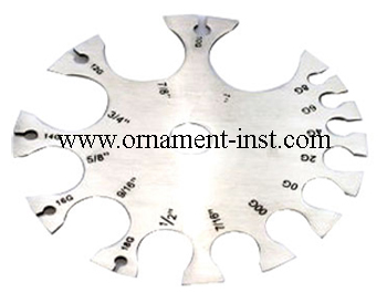 Body Piercing Wheel Gauge::ORNAMENT INSTRUMENTS::