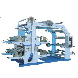 Four color flexible printing machine