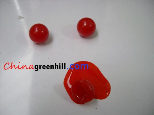 training grade paintballs of 0.68 inch