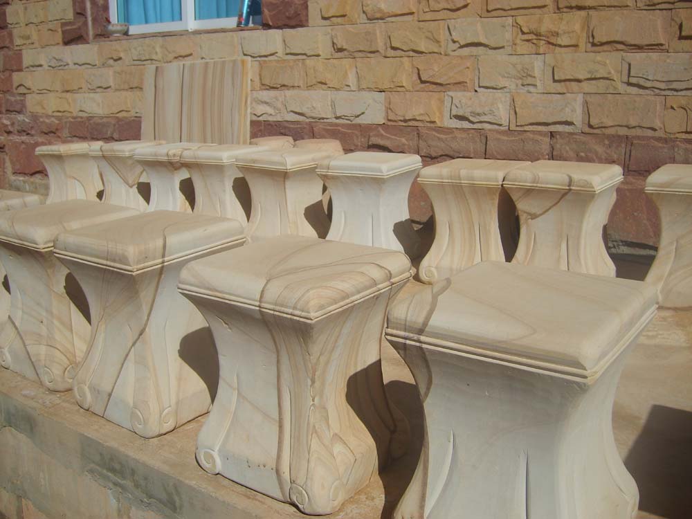 sandstone chair