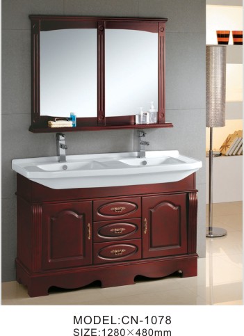 Solid Wood Bathroom Vanity Furniture