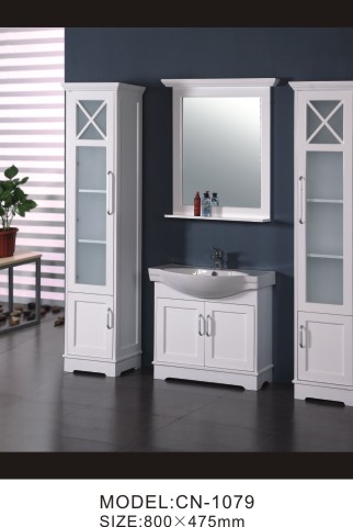 Solid Wood Bathroom Vanity Cabinet