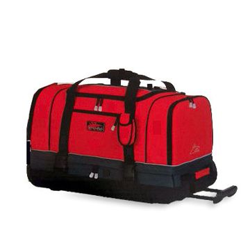 Sports Trolley/Duffel Bag with Side Pockets