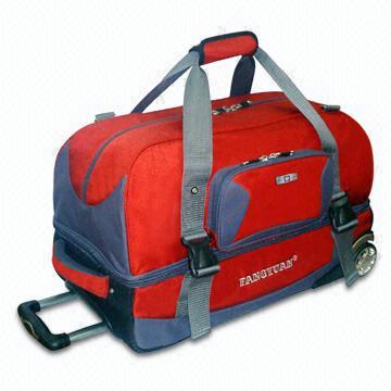 Rolling Duffle with Trolley and Wheels