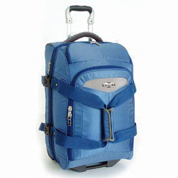 Rolling Duffle Bag, Made of Two Tones and 1200D