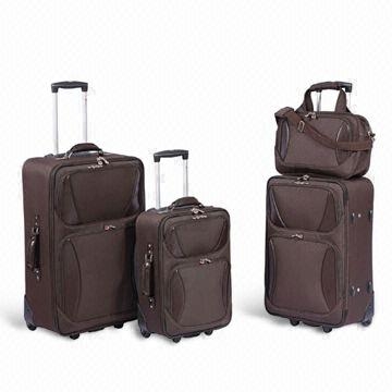 4-piece Luggage Sets with Two Skate Wheel Bottom