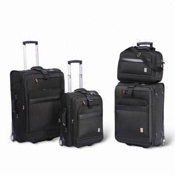 4-piece Luggage Set with Inner Trolley Systems 