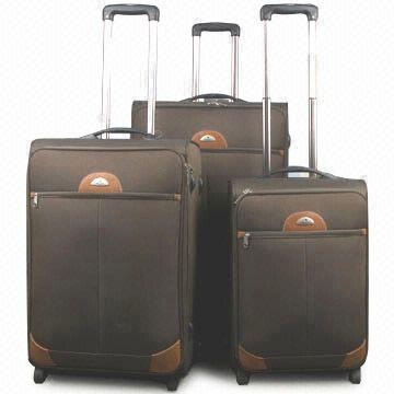 Three-piece Luggage Set with Inner Front Panel