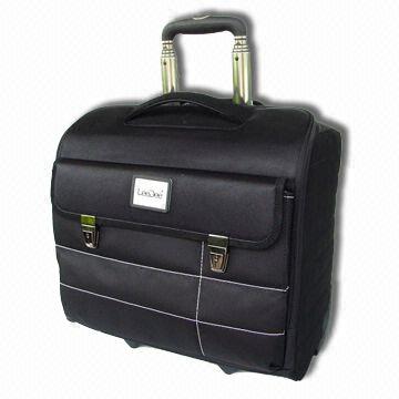 Laptop Document Trolley Bag with PU Wheels