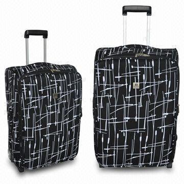 Trolley Case with Doodle Printing