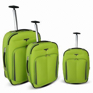 Trolley Case with Push Button Locking Handle