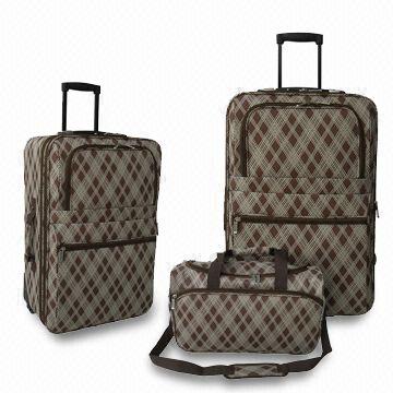 Luggage Set with Trolley Cases and Duffle Bag