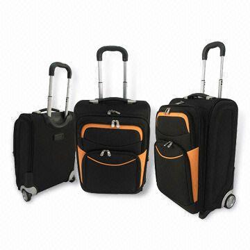 Trolley Case with Metal Elastic Handle at the Top