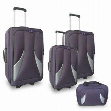 Luggage Set, 8 Semi-transparent Wheels