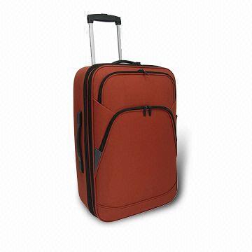 Fully Lined Interior Trolley Case with Push Button