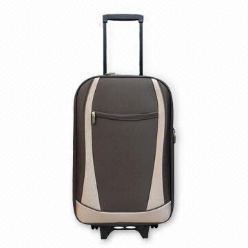 600D Twill Trolley Case with 4 Black Wheels