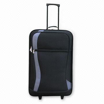 Trolley Case with Side Edge Wheels and Half Lined 