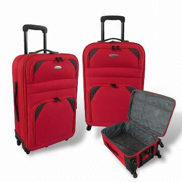 Trolley Case with Push Button Locking Handle