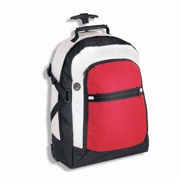 Children Wheeled Backpack with CD Compartment 