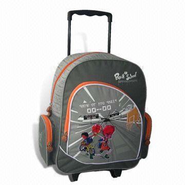 School Trolley Bag, with Lovely Printing