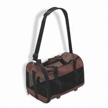 Pet Brown and Black Carrier Bag