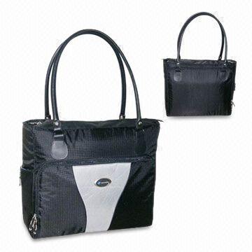 Classical Tote Bag with Laptop Sleeve 