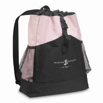 Backpack Tote Bag with 2 Mesh Pockets