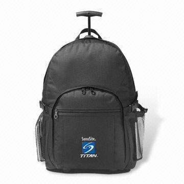 Daypack with trolley, Made of Nylon 640D