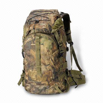 Rucksack, Made of 600D/PVC Camo