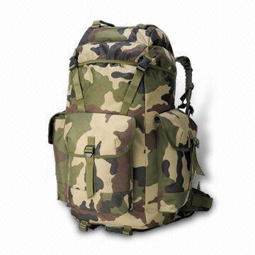 Rucksack, Made of 600D/PVC Camo