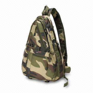 Triangle Sling Backpack with Zippered Front Pocket