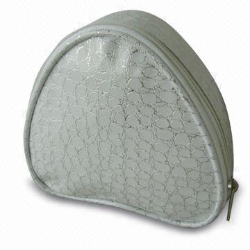 PVC Cosmetic Bag with Crocodile Pattern