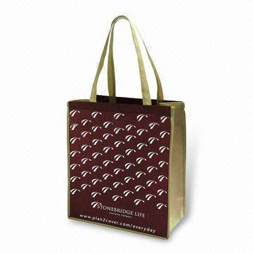 100% Nonwoven Fabric Shopping Bag by Screen Print