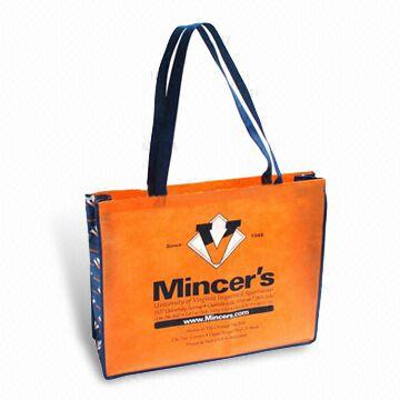 Fabric Shopping Bag with Silkscreen Printing