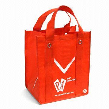 Fabric Shopping Bag with PP Baseboard Bottom 