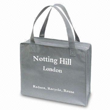 Fabric Shopping Bag with Zipper 