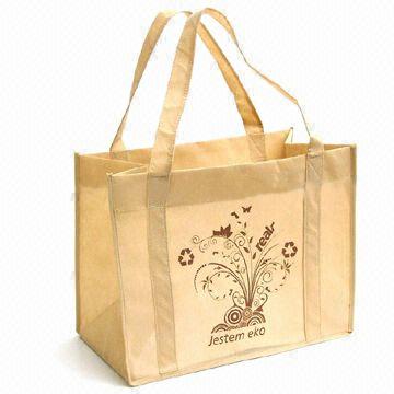 Shopping Bag with Stitched Seams