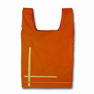 Shopping Bag, Made of 210D/AC Nylon