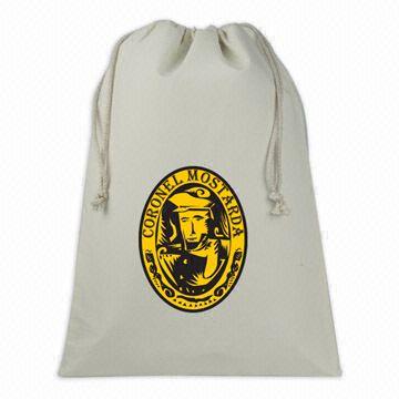 Eco-friendly Drawstring Bag, Made of Bamboo Fiber