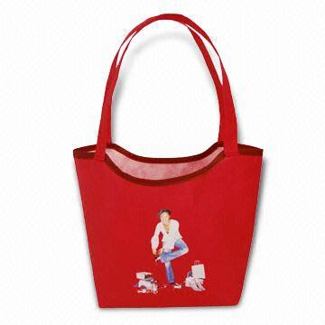 Promotional Handbag, Made of 110g Nonwoven PET 