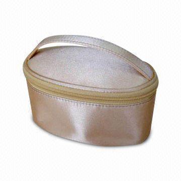 Toiletry Bag, Made of Satin 