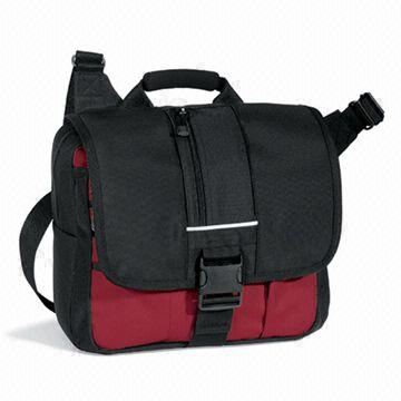 Messenger Bag with Zipper Top Closure