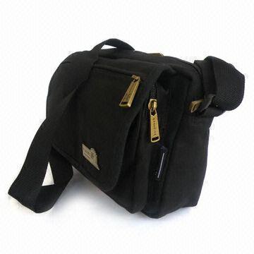 Messenger Bag, Made of Canvas, Polyester, Nylon