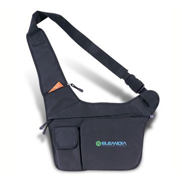 Messenger Bag with One Zippered Front Organizer