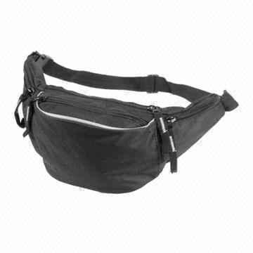 Waist Pack with Two Side Zipper Pockets 